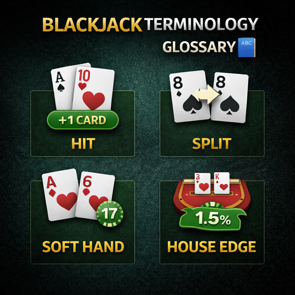 Blackjack Terminology Glossary: Every Term Explained (Beginner-Friendly)