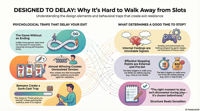 When to Walk Away From Slot Play (Why Stopping Is So Hard)