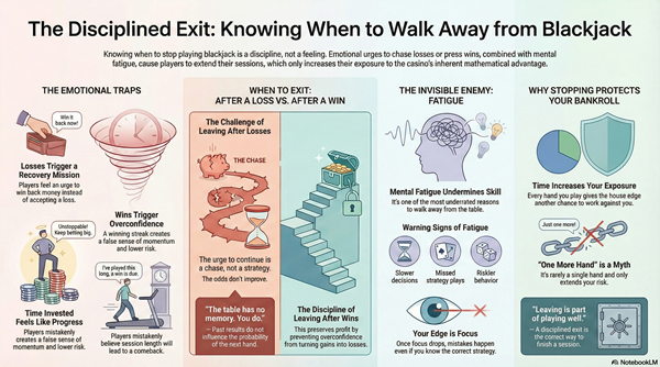 When to Walk Away From a Blackjack Table