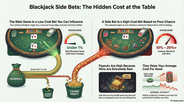 Why Side Bets Are the Most Expensive Bets in Blackjack