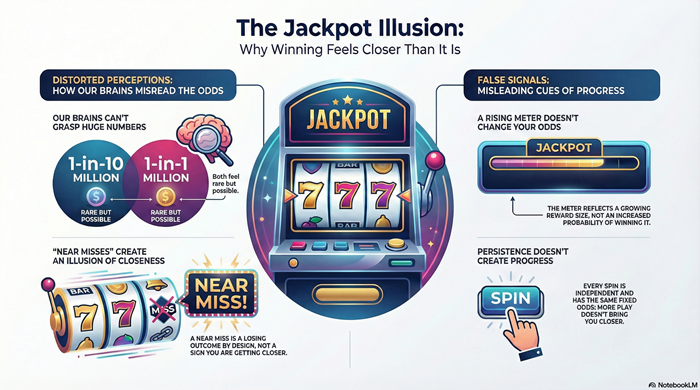 Why Slot Jackpots Feel Closer Than They Are