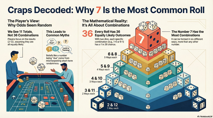 Craps Dice Probability Explained