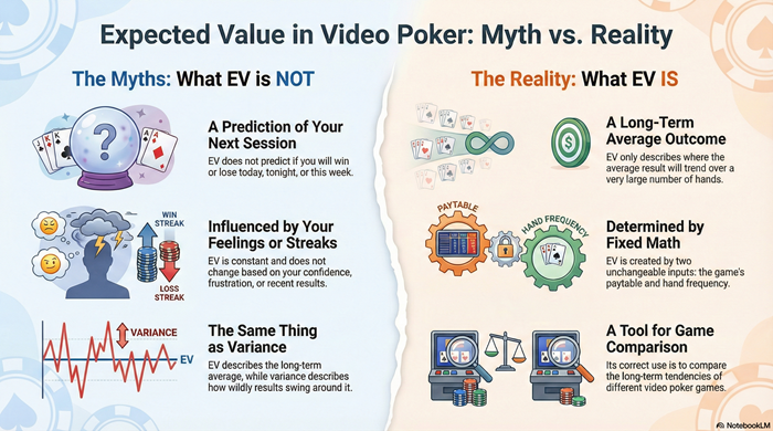 Expected Value in Video Poker Explained Without Strategy Myths