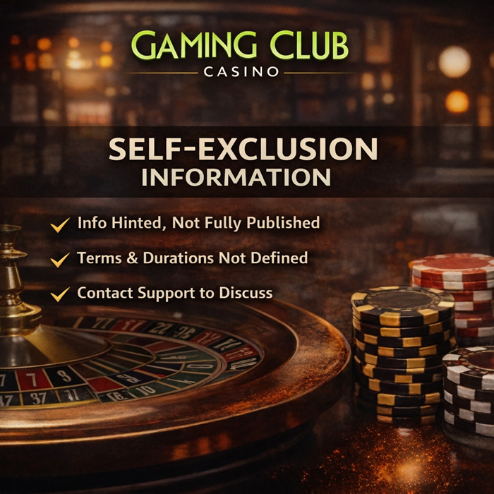 Gaming Club Casino Self-Exclusion Program Explained