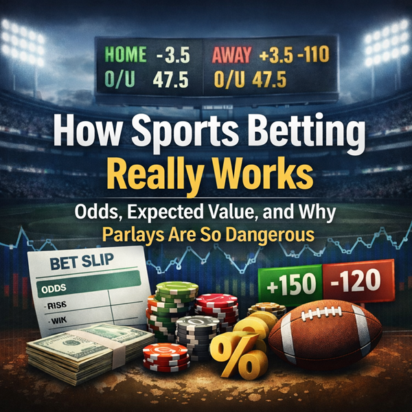 How Sports Betting Really Works Odds, Expected Value, and Why Parlays Are So Dangerous
