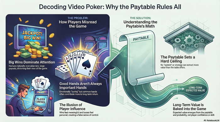 How Video Poker Paytables Determine Long-Term Results
