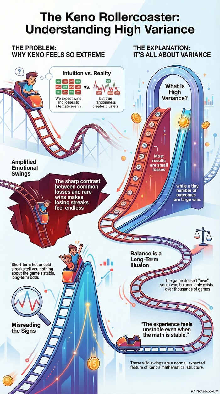 Keno Variance Explained