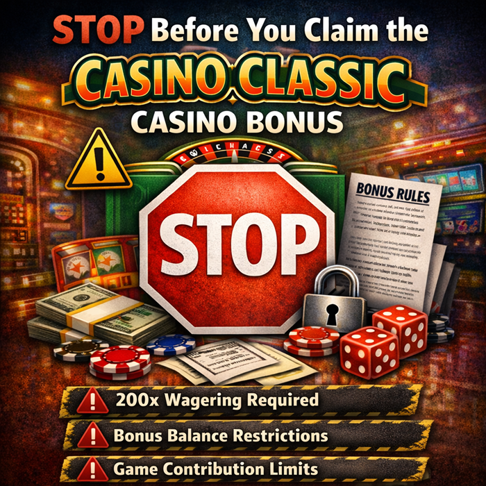 STOP Before You Claim the Casino Classic Casino Bonus