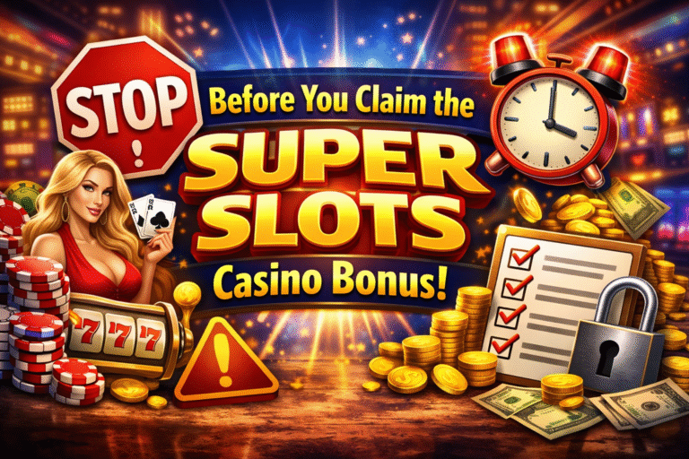 STOP Before You Claim the Super Slots Casino Bonus - Read This
