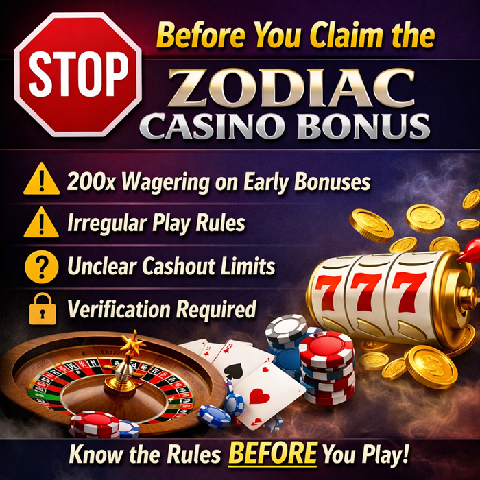 STOP Before You Claim the Zodiac Casino Bonus