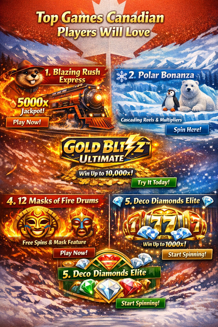 Top Games Canadian Players Will Love