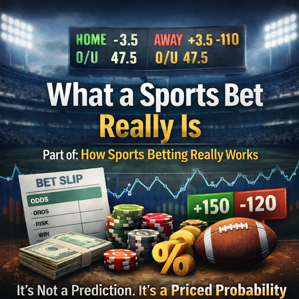 What a Sports Bet Really Is