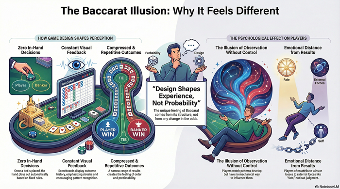 Why Baccarat Feels Different From Other Casino Games