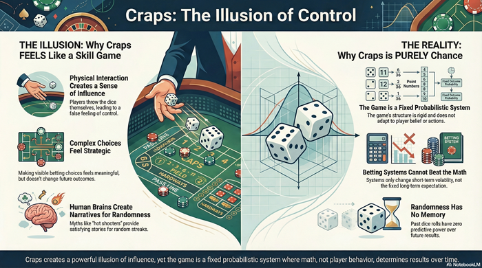 Why Craps Feels Like a Skill Game