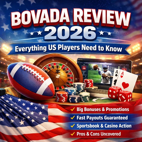 Bovada online sportsbook, casino, and poker review for US players — overview of bonuses, payouts, betting markets, and overall user experience