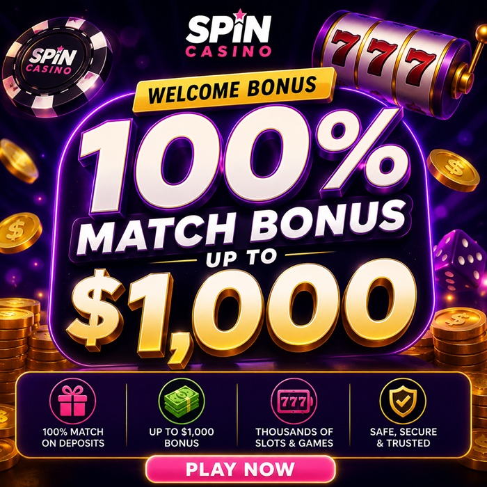 Spin Casino 100 percent match