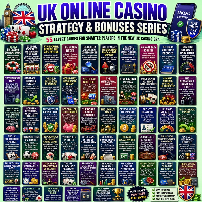UK Casinos and Bonuses Free Online Ebooks Strategy Series